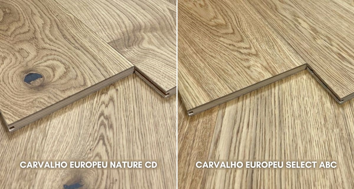 Novos Pavimentos Multicamadas de Carvalho Europeu